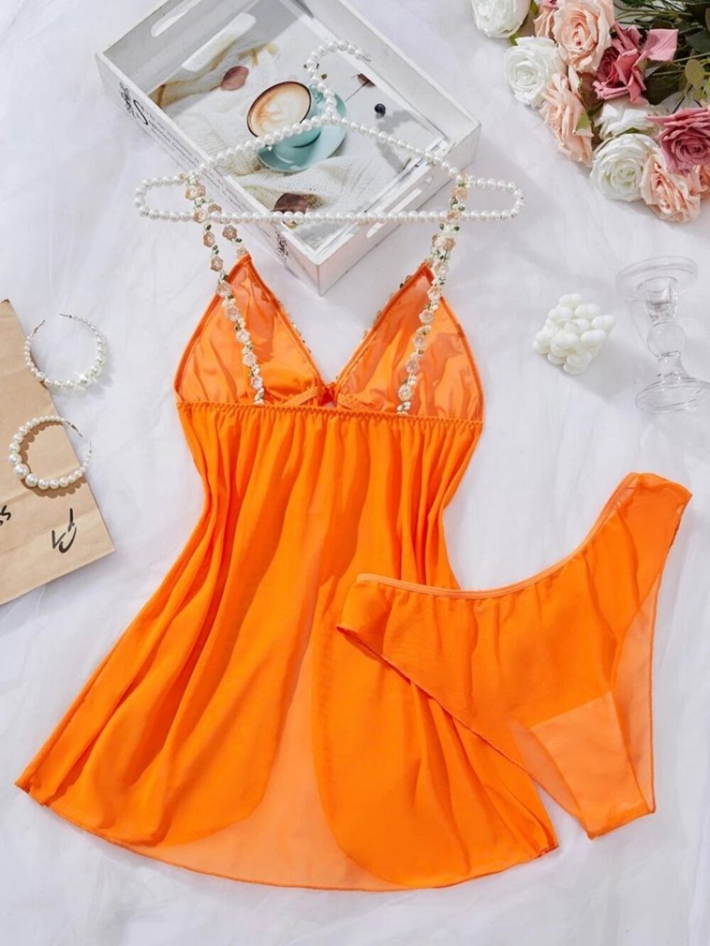 Women's Sexy Lingerie Sleepwear Babydoll Underwear Lace Dress G-String Nightwear
